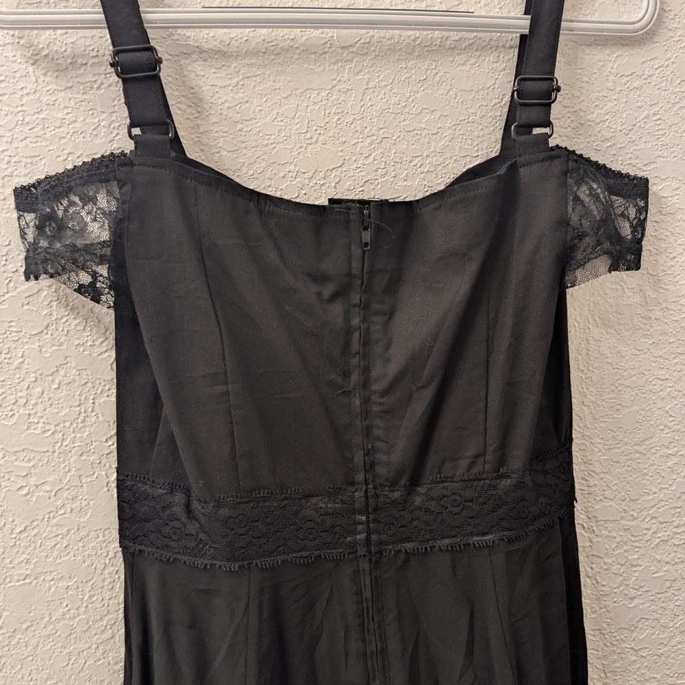 Royal Bones Gothic High Low Lace Dress - Picture 4 of 11